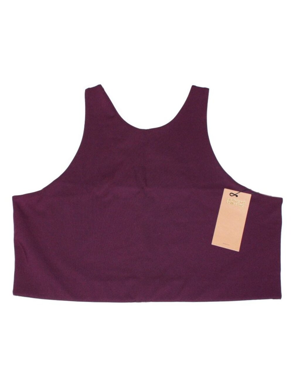 Girlfriend Collective Dylan Tank Sports Bra Purple Size 5XL #1017